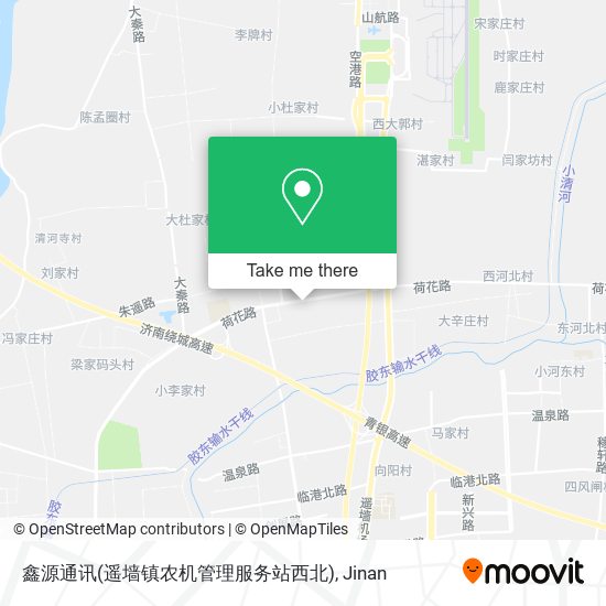 鑫源通讯(遥墙镇农机管理服务站西北) map