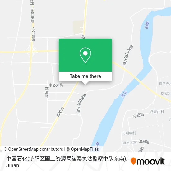 中国石化(济阳区国土资源局崔寨执法监察中队东南) map