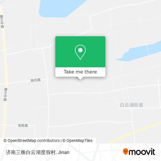济南三株白云湖度假村 map