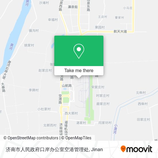 济南市人民政府口岸办公室空港管理处 map