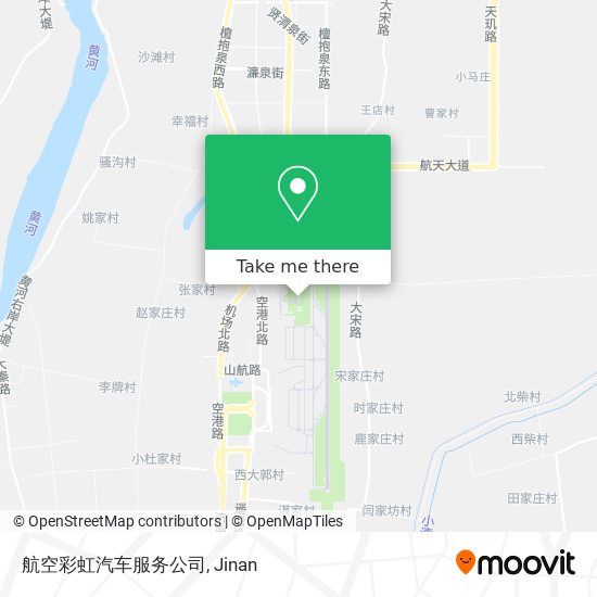 航空彩虹汽车服务公司 map