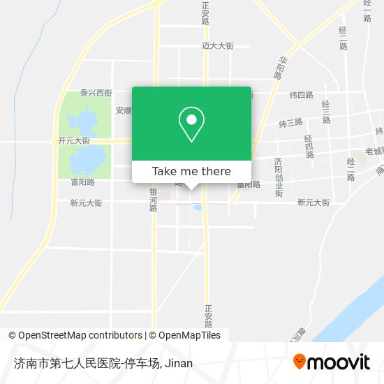 济南市第七人民医院-停车场 map