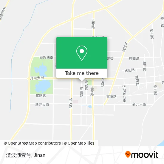 澄波湖壹号 map