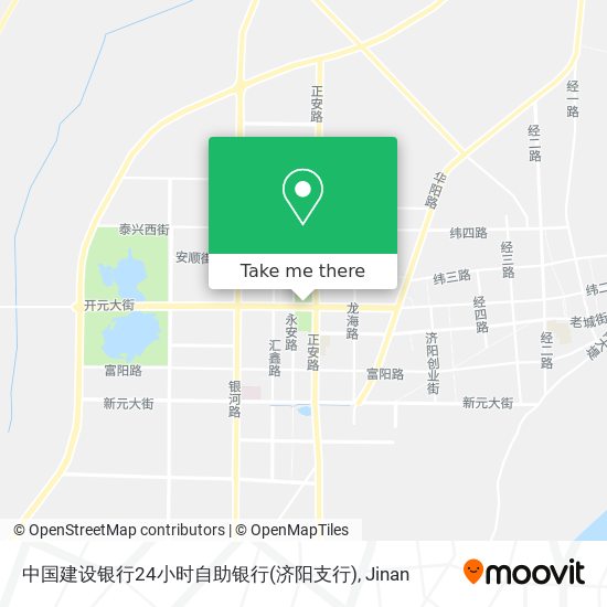 中国建设银行24小时自助银行(济阳支行) map