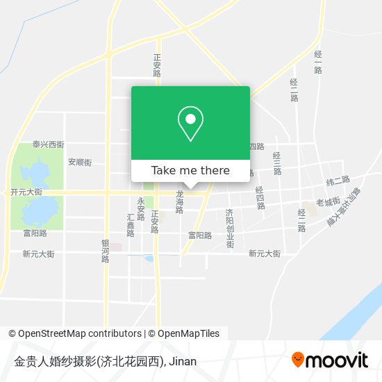 金贵人婚纱摄影(济北花园西) map