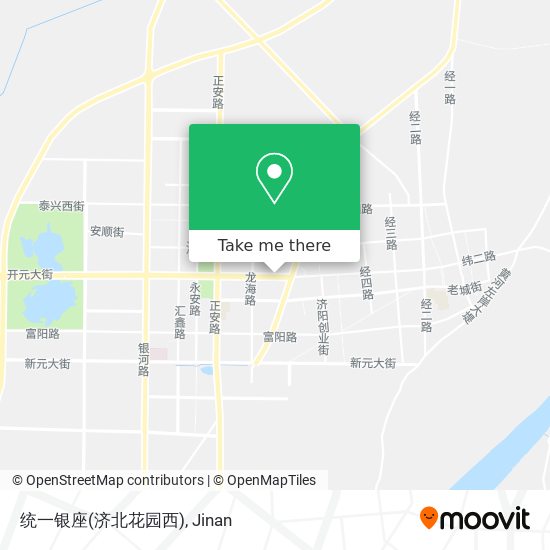 统一银座(济北花园西) map