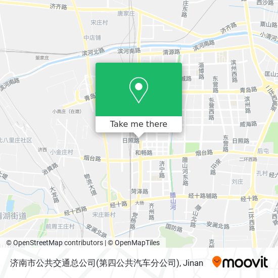 济南市公共交通总公司(第四公共汽车分公司) map