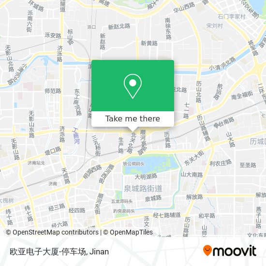 欧亚电子大厦-停车场 map