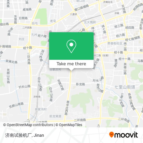 济南试验机厂 map