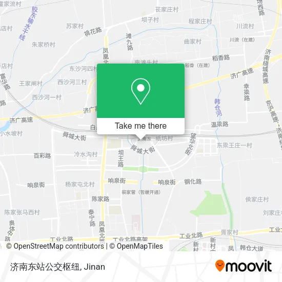 济南东站公交枢纽 map