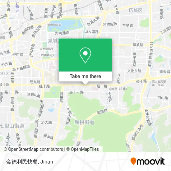 金德利民快餐 map