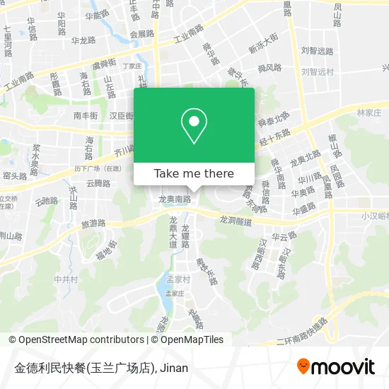 金德利民快餐(玉兰广场店) map