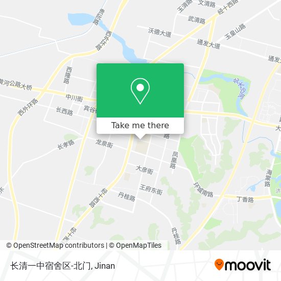 长清一中宿舍区-北门 map