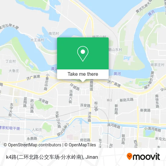 k4路(二环北路公交车场-分水岭南) map