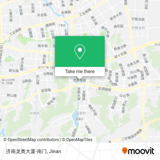 济南龙奥大厦-南门 map