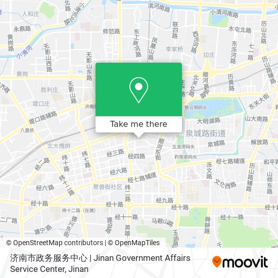 济南市政务服务中心 | Jinan Government Affairs Service Center map