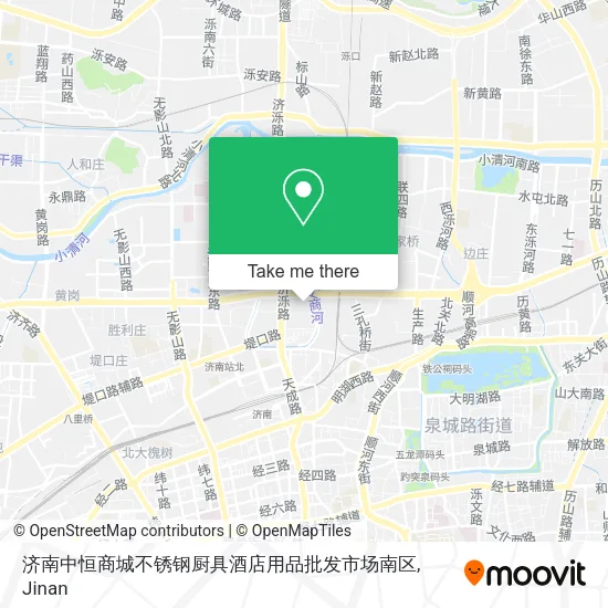 济南中恒商城不锈钢厨具酒店用品批发市场南区 map
