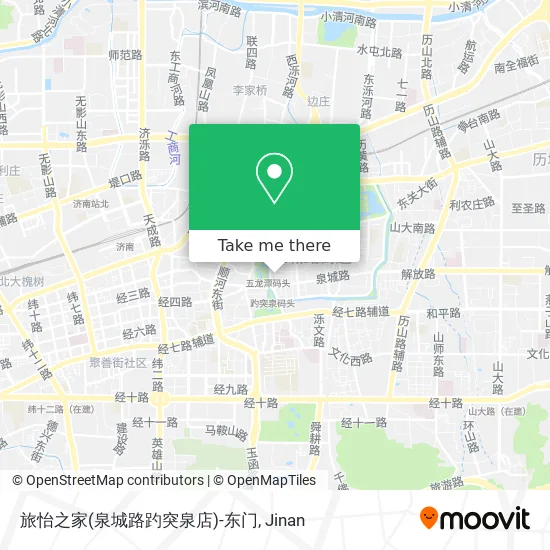 旅怡之家(泉城路趵突泉店)-东门 map