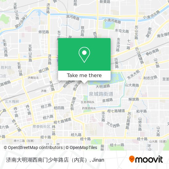 济南大明湖西南门少年路店（内宾） map