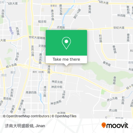 济南大明盛眼镜 map