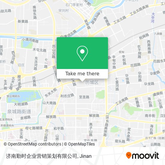 济南勤时企业营销策划有限公司 map