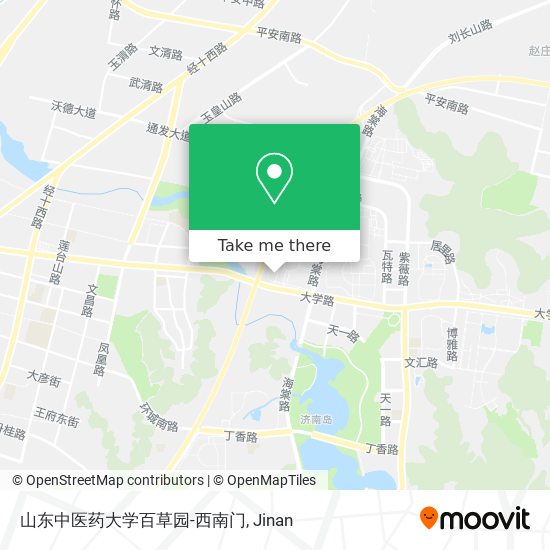 山东中医药大学百草园-西南门 map