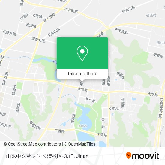 山东中医药大学长清校区-东门 map