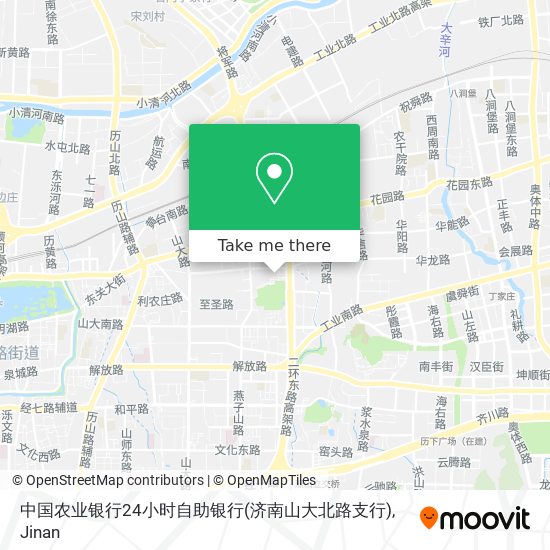 中国农业银行24小时自助银行(济南山大北路支行) map