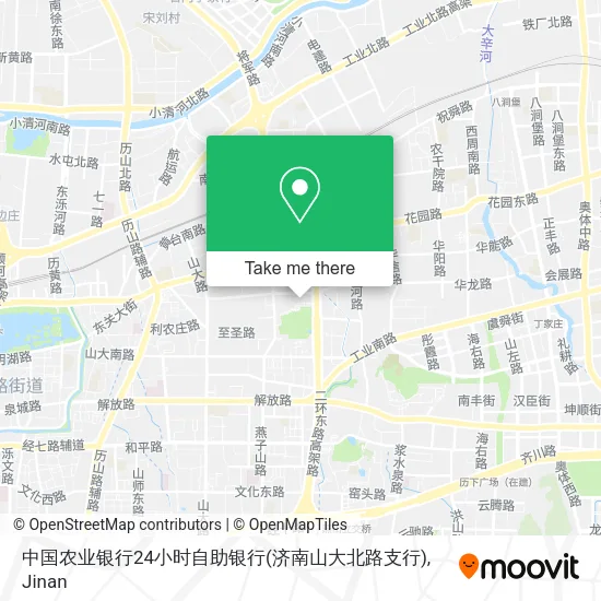 中国农业银行24小时自助银行(济南山大北路支行) map