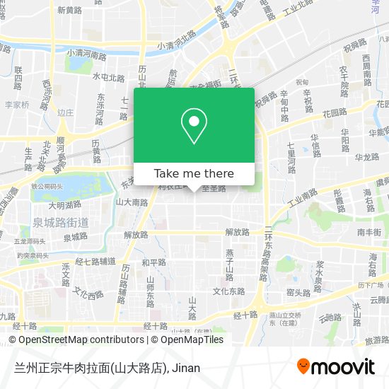 兰州正宗牛肉拉面(山大路店) map