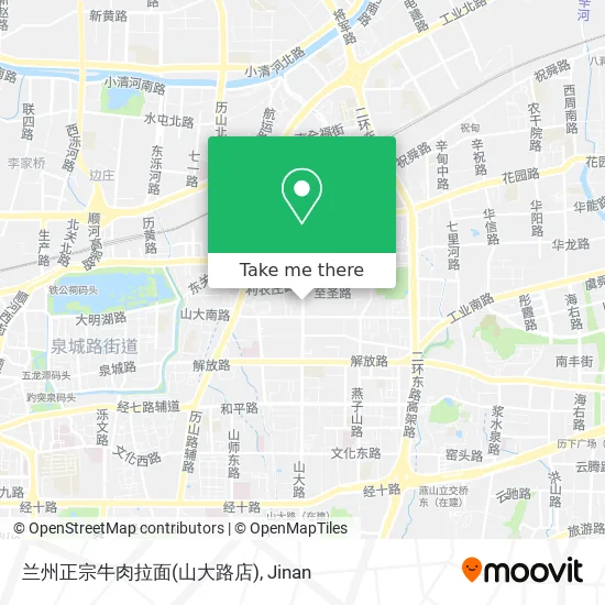 兰州正宗牛肉拉面(山大路店) map