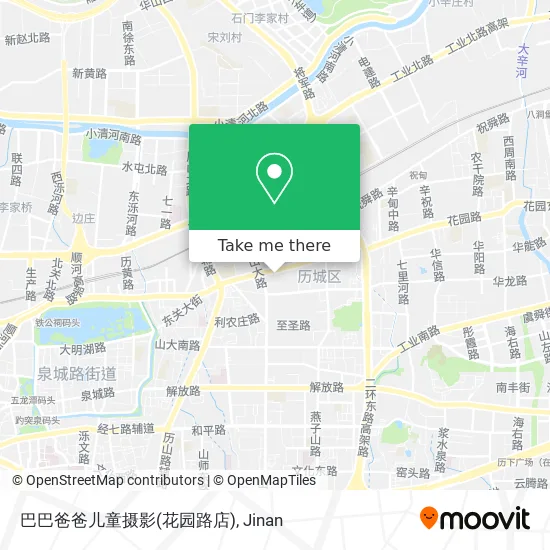 巴巴爸爸儿童摄影(花园路店) map