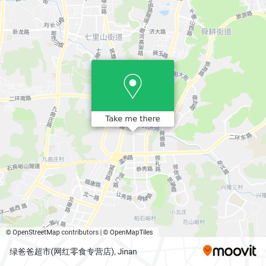 绿爸爸超市(网红零食专营店) map