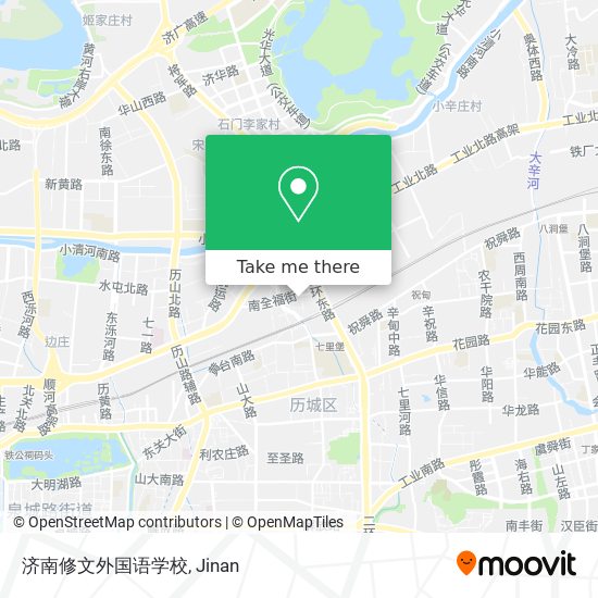济南修文外国语学校 map
