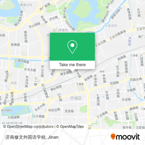 济南修文外国语学校 map