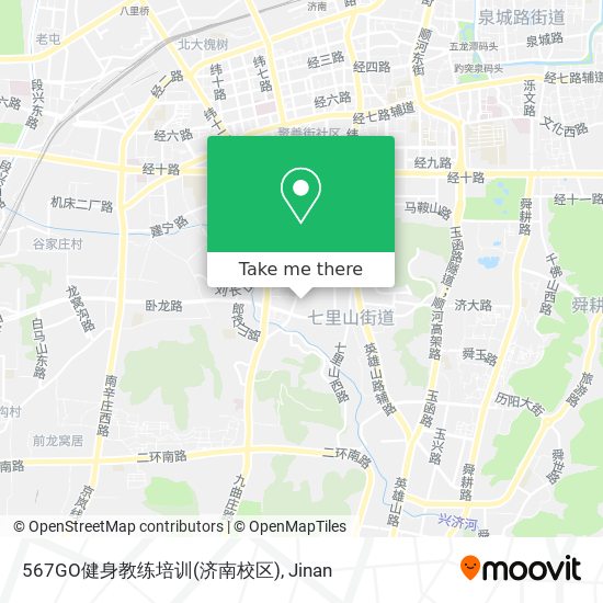 567GO健身教练培训(济南校区) map