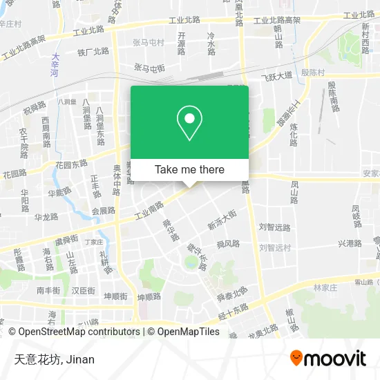 天意花坊 map