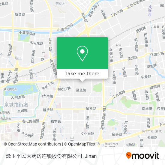 漱玉平民大药房连锁股份有限公司 map