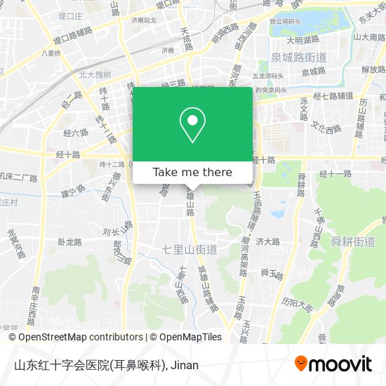 山东红十字会医院(耳鼻喉科) map