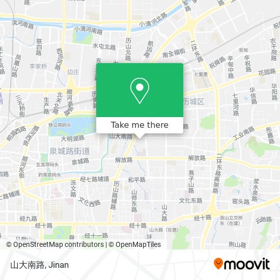 山大南路 map