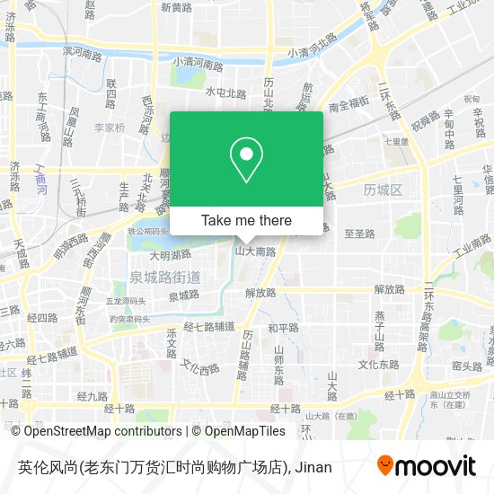 英伦风尚(老东门万货汇时尚购物广场店) map