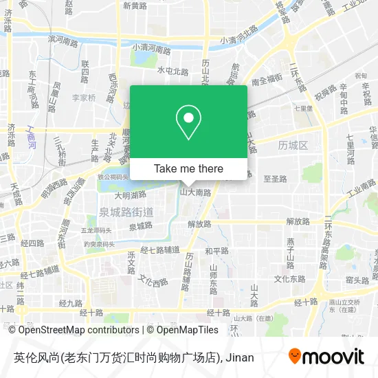 英伦风尚(老东门万货汇时尚购物广场店) map
