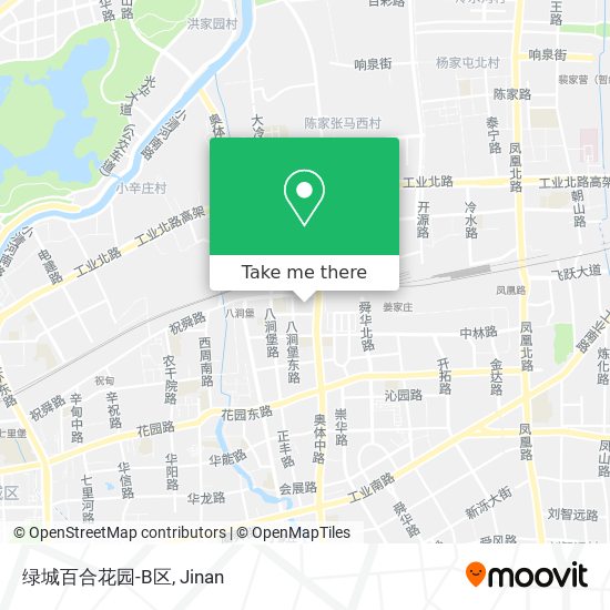 绿城百合花园-B区 map