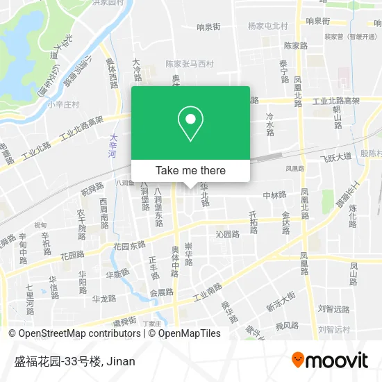 盛福花园-33号楼 map