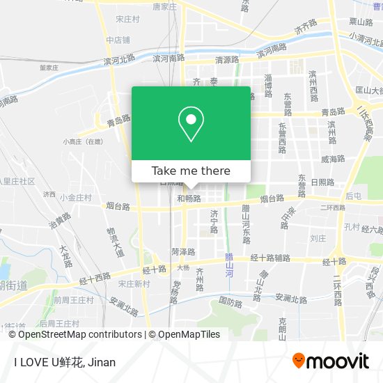 I LOVE U鲜花 map
