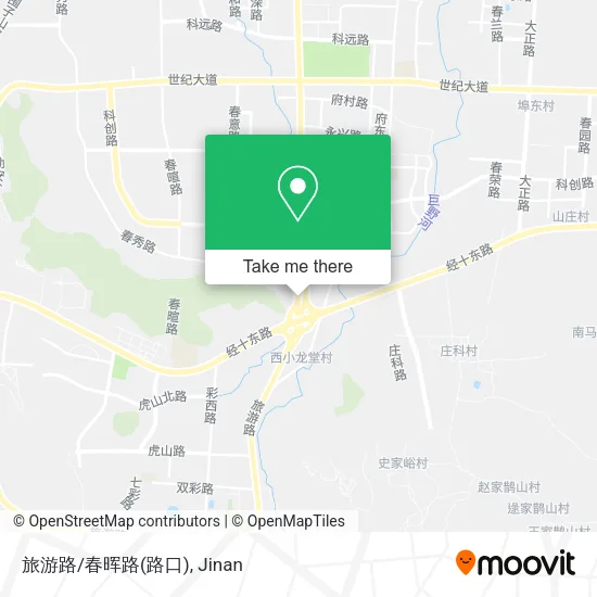 旅游路/春晖路(路口) map