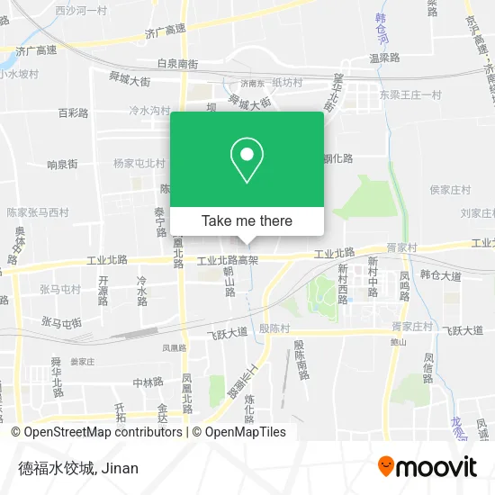 德福水饺城 map