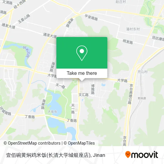 壹佰碗黄焖鸡米饭(长清大学城银座店) map