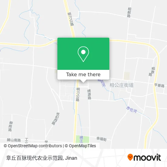章丘百脉现代农业示范园 map