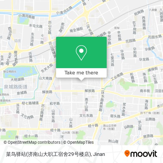 菜鸟驿站(济南山大职工宿舍29号楼店) map
